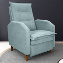 Ver imagem 1 de Poltrona Reclinável Leeds Boucle Azul
