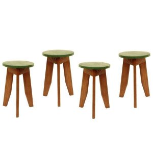 Conjunto 4 Banquetas Colorido Suze