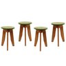 Conjunto 4 Banquetas Colorido Suze - 1