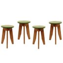 Ver imagem 2 de Conjunto 4 Banquetas Colorido Suze Verde