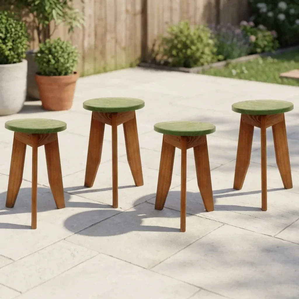 Ver imagem 1 de Conjunto 4 Banquetas Colorido Suze