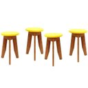 Ver imagem 1 de Conjunto 4 Banquetas Colorido Suze