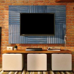 Painel de TV em Placa Modular 50x50cm Madersilva - 1