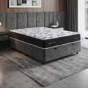 Ver imagem 2 de Cama Box Baú Casal Espuma AG65 Double Face Belga 138x188x60cm Herval - Suporta até 150kg por