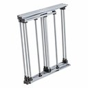 Ver imagem 3 de Varal de Chao Secador de Roupas Dobravel Telescopico Vertical Extensivel com 11 Grades Portatil