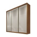 Ver imagem 3 de Guarda Roupa Casal 3 Portas 6 Gavetas - Medelim-cumaru/fendi - Móveis Novo Horizonte