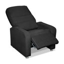 Ver imagem 6 de Kit 02 Poltrona do Papai Reclinável Confortável Suede Preto