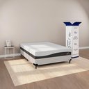 Ver imagem 5 de Cama Box com Colchão Queen Only Espuma Malha Soft Max Branco Ortobom