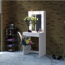 Penteadeira Camarim com Espelho 1 Gaveta Lavinia - 2