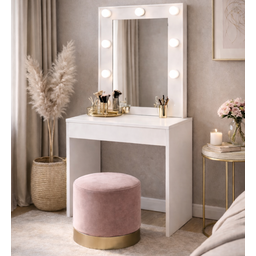 Penteadeira Camarim com Espelho 1 Gaveta Lavinia - 2 Penteadeira Camarim com Espelho 1 Gaveta Lavinia - 2