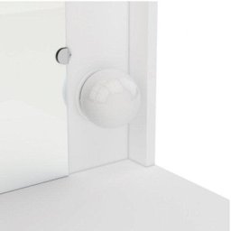 Penteadeira Camarim com Espelho 1 Gaveta Lavinia - 9