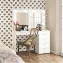 Ver imagem 3 de Penteadeira Camarim com Espelho 7 Gavetas Las Vegas 