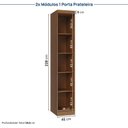 Ver imagem 5 de Guarda-roupa Modulado 8 Peças 12 Portas Arani Cabecasa Madeiraoriginals
