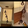 Lustre Pendente para Sala Pé Direito Duplo Sp-rain Preto - 3