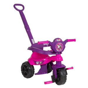 Carrinho de Passeio com Pedal Infantil Kemotoca Baby Dog Rosa
