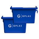 Ver imagem 1 de Kit 2 Bebedouros para Animal 25l Azul Gplas
