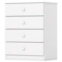 Ver imagem 1 de Comoda Infantil 4 Gavetas 65 Cm Labirinto Branco Henn