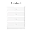 Ver imagem 4 de Comoda Infantil 4 Gavetas 65 Cm Labirinto Branco Henn