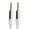 Cabo de Áudio Estéreo Flat P2 para P2 com 10 Metros - Branco - 3