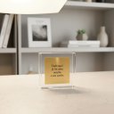 Ver imagem 2 de Quadro Caixa Acrílico Tudo Aqui Já Foi Uma Oração e Um Sonho 10x10x3,5cm - Box Luxo Religioso
