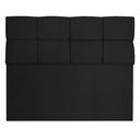 Ver imagem 3 de Cabeceira King 1,95m Nina Suede Preto - Pallazio