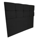 Ver imagem 5 de Cabeceira King 1,95m Nina Suede Preto - Pallazio