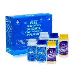 2 Kit Completo Tratamento Para Piscina Inflável Sem Cloro - Maresias - 1