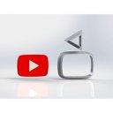 Ver imagem 1 de Cortador Redes Sociais - Youtube Tamanho 8 Cm