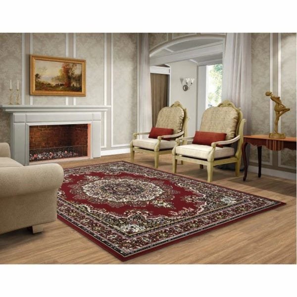 Tapete Herat Export 81/75 Marsala 1,00 x 1,50M - Tapetes São Carlos - 1