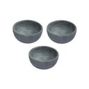Ver imagem 1 de Kit 3 Cumbuca Pedra Sabão Tigela Bowl para Caldo Sopa 500ml