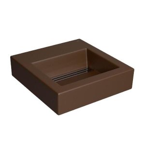 Cuba 42,5X41cm Sobrepor Válv.Oculta M.Fosco.C/Grelha Cr Deca