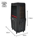 Ver imagem 2 de Climatizador de Ar 90l Amvox Acl 9022 Preto 110v - Preto - 110v