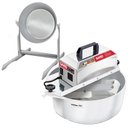 Ver imagem 1 de Misturador Elétrico 10 Litros Bivolt com Suporte Vira Panela Saro