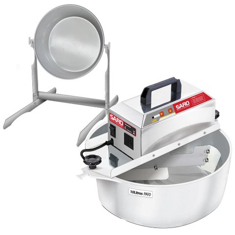 Misturador Elétrico 10 Litros Bivolt com Suporte Vira Panela Saro