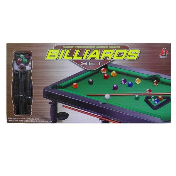 Mini Mesa De Bilhar Sinuca infantil com taco bilhar Snooker