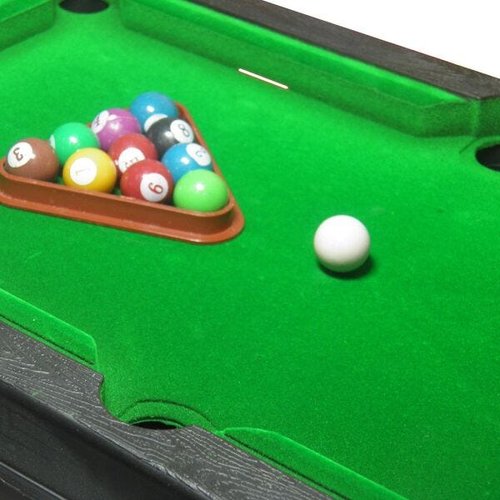 Mesa Sinuca Bilhar Snooker Infantil Brinquedo Jogar Taco (6841A