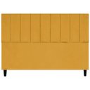 Ver imagem 1 de Cabeceira para Cama King 195 Cm Elen Suede Mostarda Suede