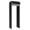 Ver imagem 7 de Porta-geladeira 73 Cm 1 Porta Basculante Preto/branco/preto Agata Madesa