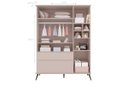 Ver imagem 4 de Kit Quarto Infantil Bebê Melinda Retrô com Pés Cômoda 3 Gavetas e Guarda Roupa 3 Portas 2 Gavetas Ro