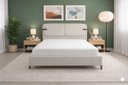 Ver imagem 5 de Cama Casal Estofada com Cabeceira Painel Duplo e Design Sofisticado