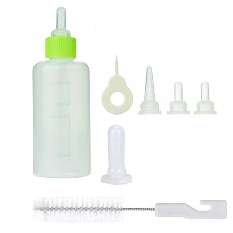 Mamadeira Pet Gato Cao Filhote Cachorro Felino Amamentaçao 60ml Acessorios Animal de Estimaçao Durav