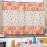Cortina Cupcake para Varão Simples 2,00M x 1,50M 01 Peça - Estampado - 1