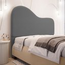 Ver imagem 2 de Cabeceira Orgânica Cama Box Queen Size Sea 160cm com Frame Suede Cinza - Abmaza
