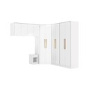 Ver imagem 1 de Quarto Modular Kappesberg Adapt Branco 6 Peças 260cm X 256cm