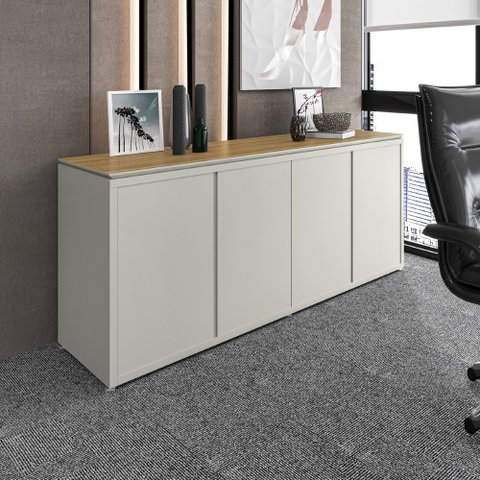 Balcão Buffet para Escritório 4 Portas Oslo