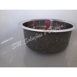 Cuba Inox 304 Redonda Embutir 20x10cm para Banheiros e Lavabos - 4
