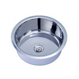 Cuba Inox 304 Redonda Embutir 20x10cm para Banheiros e Lavabos - 1