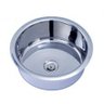 Cuba Inox 304 Redonda Embutir 20x10cm para Banheiros e Lavabos - 1