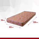 Ver imagem 3 de Colchão Berço Hellen de Espuma D18 Pro Confort Baby 60x130x10cm Rosa