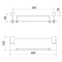 Ver imagem 2 de Porta Shampoo Prateleira de Vidro Atria Meber